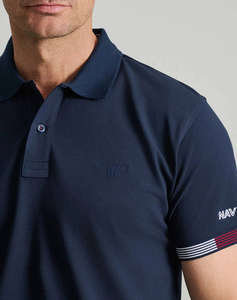 NAVY&GREEN BLUZA POLO, CUSTOM FIT