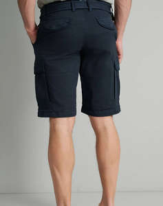 NAVY&GREEN BERMUDE CARGO CU CUREA
