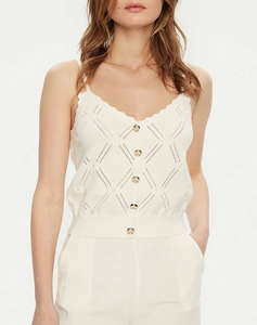 GUESS MARCIANO ANNA TANK EMB M SWTR TRICOTAT DE DAMA