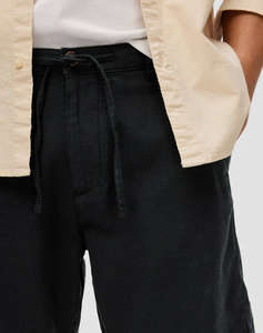 SELECTED SLHREGULAR-BRODY LINEN BLD SHORTS NOOS