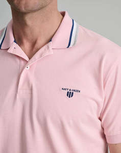 NAVY&GREEN BLUZA POLO, CUSTOM FIT