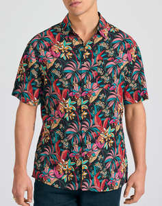 FUNKY BUDDHA Camasa de barbati Cu maneca scurta
