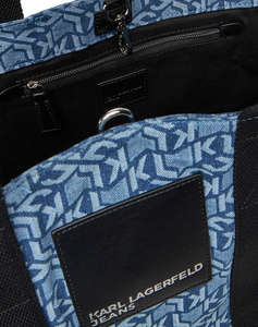 KARL LAGERFELD JEANS KLJ XL EW SHOPPER DENIM (Dimensiuni: 62 x 42 x 19cm.)