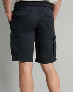 NAVY&GREEN BERMUDE CARGO CU CUREA