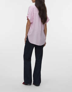 VERO MODA VMBUMPY S/S SHIRT WVN GA NOOS