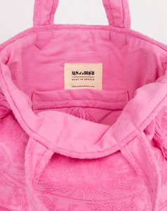 SUN OF A BEACH Mini Terry Tote Bag (Dimensiuni: 31 x 28 x 11cm.)