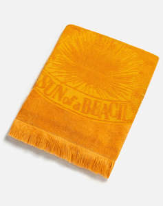 SUN OF A BEACH Mini Monochrome Beach Towel (Dimensiuni: 70 x 140cm.)