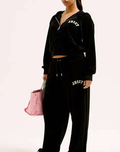 JUICY NALA COLLEGATE OVERSIZED CROPPED HOODIE