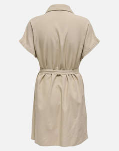 ONLY ONLJAKIRI LINEN S/S SHIRT DRESS PTM