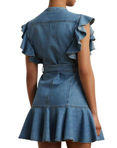 LAUREN RALPH LAUREN KAVINA-SHORT SLEEVE-DAY DRESS