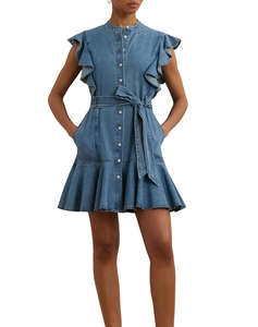 LAUREN RALPH LAUREN KAVINA-SHORT SLEEVE-DAY DRESS