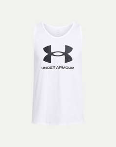 UNDER ARMOUR 1382883 UA SPORTSTYLE LOGO TANK T-SHIRT FARA MANECA UNDER ARMOUR