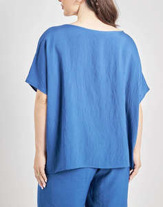 PARABITA Bluza cu maneca scurta textura incretita