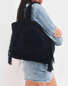 SUN OF A BEACH Mini Terry Tote Bag (Dimensiuni: 31 x 28 x 11cm.)