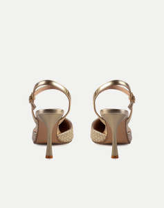 19V69 INCALTAMINTE DE DAMA HIGH HEEL SLINGBACK PUMP LEA. V1969
