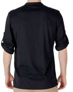 ANTONY MORATO MMKL00334FA100260 MIN OF 6 T-SHIRT REGULAR FIT IN SLUB COTTON FABRIC WITH EMBROIDERY LOGO ON FRONT BLUZA DE BARBATI