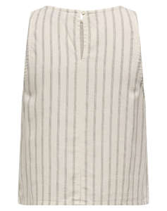 ONLY ONLLIMA S/L LINEN BL TOP PNT