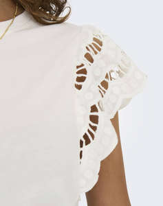 ONLY ONLMACY S/S O-NECK MIX TOP BOX JRS