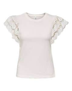 ONLY ONLMACY S/S O-NECK MIX TOP BOX JRS
