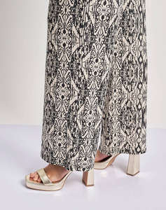 PARABITA Pantaloni cu imprimeu boho super jersey