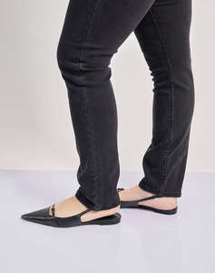 PARABITA Pantaloni jean slim fit negru