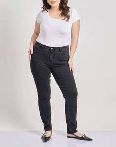 PARABITA Pantaloni jean slim fit negru