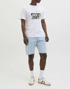 JACK&JONES JJJAXON TEE SS CREW NECK LN