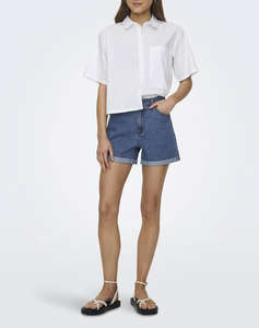 ONLY ONLVEGA HW MOM DNM SHORTS NOOS