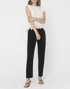 ONLY ONLSILLA LIFE S/L FRILL TOP WVN NOOS