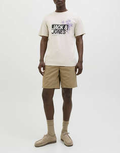 JACK&JONES JJJAXON TEE SS CREW NECK LN