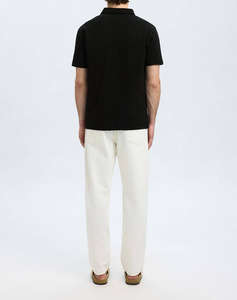 SELECTED SLHBLAKE SPLITNECK SS POLO