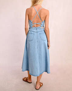 MOLLY BRACKEN LADIES WOVEN DRESS