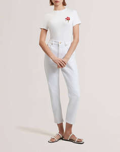 TED BAKER CARNELA Embroidered Logo Short Sleeve Tee
