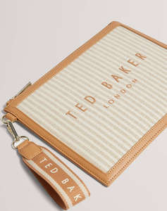 TED BAKER HAYSS Striped Canvas Webbing Pouch (Dimensiuni: 27 x 20 cm.)