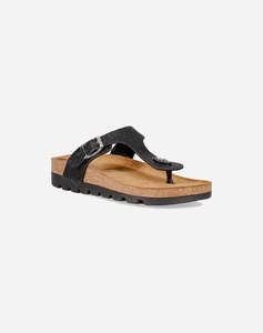 EASYWALK 335P2177S SANDALE CU GLITTER & CATARAMA BLACK