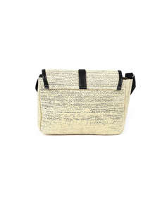 LES TROPEZIENNES KAI-TZ-02 GEANTA CROSSBODY TESATURA CU DESIGN LEOPARD BEIGE (Dimensiuni: 26 x 17 x 9cm.)