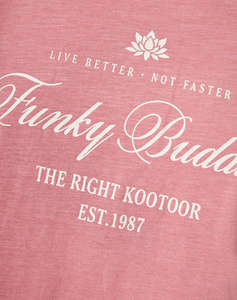 FUNKY BUDDHA Bluza De Dama Maneca Scurta Cu Imprimeu