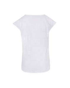 FOREL Bluza cu design perforat si legare