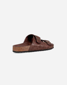 LAURA BIAGIOTTI 9066 SANDALE LOGO. CU DOUA BARETE BROWN