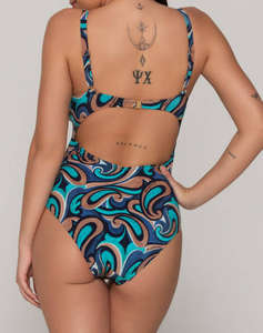 LUNA Drop swimsuit with molded triangle cup