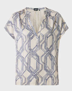 MEXX Swirl chain print blouse