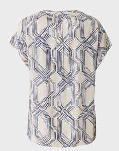 MEXX Swirl chain print blouse