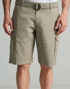 NAVY&GREEN BERMUDE-CARGO