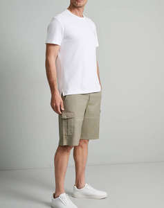 NAVY&GREEN BERMUDE-CARGO