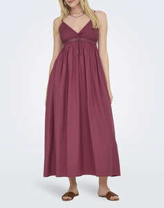 ONLY ONLBRIAR STRAP LONG DRESS WVN