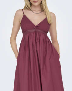 ONLY ONLBRIAR STRAP LONG DRESS WVN