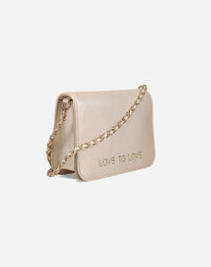 LOVE TO LOVE by GAI MATTIOLO LTL09 GEANTA CU LOGO. GOLD