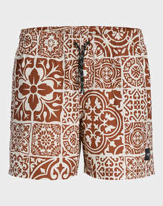 JACK&JONES JPSTMAUI JJSWIM AOP TILES AKM