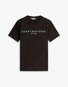 TOMMY HILFIGER REG CORP LOGO C-NK SS