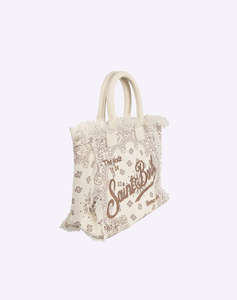 MC2 VANITY-ACC. BORSA CANVAS DONNA-BANDANNA ROUND 10 EMB (Dimensiuni :40 x 32 x 20cm.)